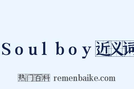 Soulboy近义词是什么意思的图片